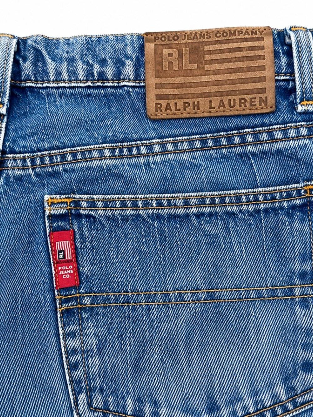 Vintage Polo Jeans Co Ralph Lauren Saturday Jean Womens 12 32x29.5 Straight Leg - Picture 3 of 5